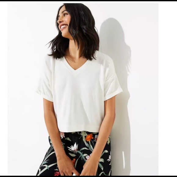LOFT Tops - Loft V-Neck Soft Tee